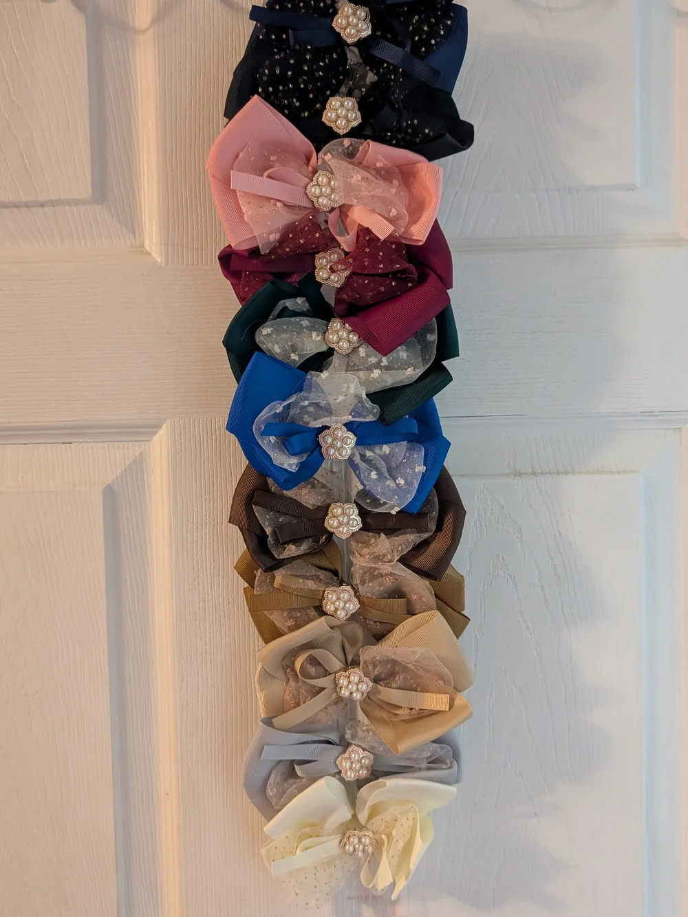 11 New Stacked Bow Headband Set in Mixed Colors